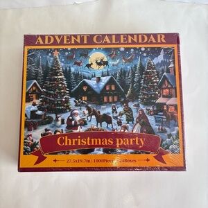 Christmas Party Advent Calendar 1000-piece Puzzle 14+